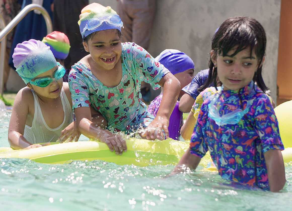 KG2 Students’ Swimming Pool Activity – August 10, 2023