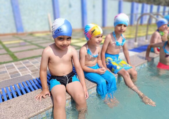 Nursery Students’ Swimming Pool Activity